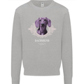 A Dachshund Dog With Decoration Kids Sweatshirt Jumper Sports Grey