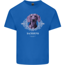 A Dachshund Dog With Decoration Kids T-Shirt Childrens Royal Blue