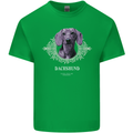 A Dachshund Dog With Decoration Mens Cotton T-Shirt Tee Top Irish Green