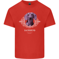 A Dachshund Dog With Decoration Mens Cotton T-Shirt Tee Top Red