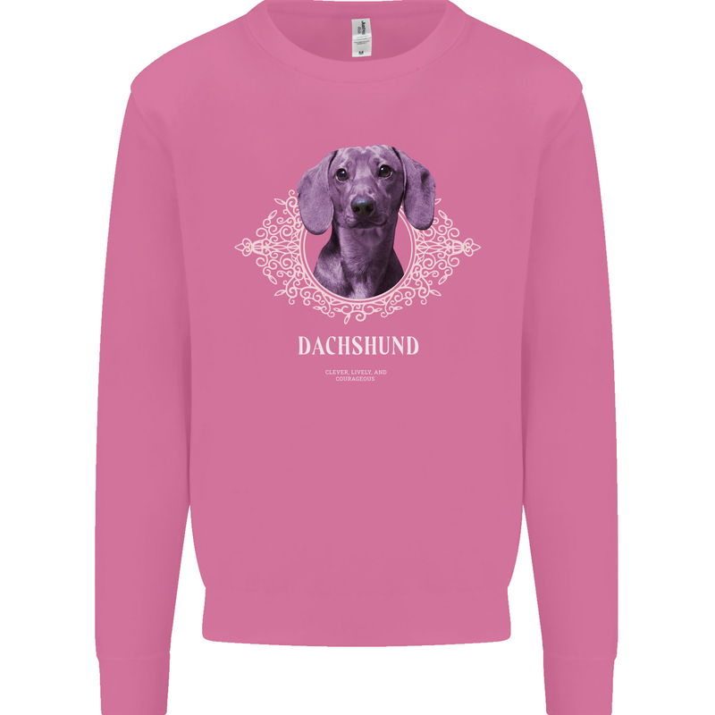 A Dachshund Dog With Decoration Mens Sweatshirt Jumper Azalea