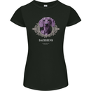 A Dachshund Dog With Decoration Womens Petite Cut T-Shirt Black