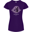 A Dachshund Dog With Decoration Womens Petite Cut T-Shirt Purple