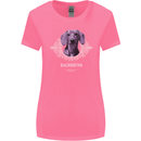 A Dachshund Dog With Decoration Womens Wider Cut T-Shirt Azalea