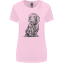 A Dachshund Dog Womens Wider Cut T-Shirt Light Pink