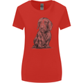 A Dachshund Dog Womens Wider Cut T-Shirt Red