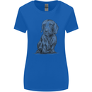 A Dachshund Dog Womens Wider Cut T-Shirt Royal Blue
