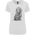 A Dachshund Dog Womens Wider Cut T-Shirt White