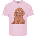 A Dachshund Puppy Dog Kids T-Shirt Childrens Light Pink