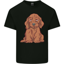 A Dachshund Puppy Dog Mens Cotton T-Shirt Tee Top Black