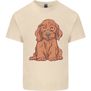 A Dachshund Puppy Dog Mens Cotton T-Shirt Tee Top Natural