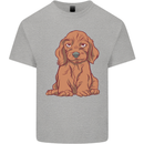 A Dachshund Puppy Dog Mens Cotton T-Shirt Tee Top Sports Grey