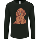 A Dachshund Puppy Dog Mens Long Sleeve T-Shirt Black