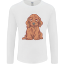 A Dachshund Puppy Dog Mens Long Sleeve T-Shirt White