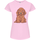 A Dachshund Puppy Dog Womens Petite Cut T-Shirt Light Pink