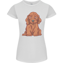 A Dachshund Puppy Dog Womens Petite Cut T-Shirt White
