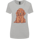 A Dachshund Puppy Dog Womens Wider Cut T-Shirt Sports Grey