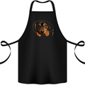 A Dachshund Puppy in a Pocket Dog Cotton Apron 100% Organic Black
