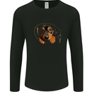 A Dachshund Puppy in a Pocket Dog Mens Long Sleeve T-Shirt Black