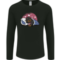 A Dachshund in Bed Dog Mens Long Sleeve T-Shirt Black