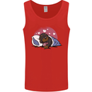 A Dachshund in Bed Dog Mens Vest Tank Top Red