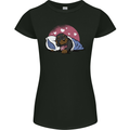 A Dachshund in Bed Dog Womens Petite Cut T-Shirt Black