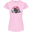 A Dachshund in Bed Dog Womens Petite Cut T-Shirt Light Pink