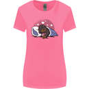 A Dachshund in Bed Dog Womens Wider Cut T-Shirt Azalea