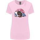 A Dachshund in Bed Dog Womens Wider Cut T-Shirt Light Pink