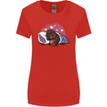 A Dachshund in Bed Dog Womens Wider Cut T-Shirt Red