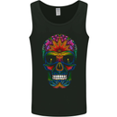 A Day of the Dead Sugar Skull Mens Vest Tank Top Black