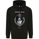 A Decorative Border Collie Childrens Kids Hoodie Black