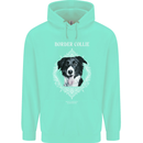 A Decorative Border Collie Childrens Kids Hoodie Peppermint