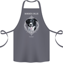 A Decorative Border Collie Cotton Apron 100% Organic Steel