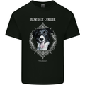 A Decorative Border Collie Kids T-Shirt Childrens Black
