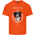 A Decorative Border Collie Kids T-Shirt Childrens Orange