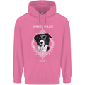 A Decorative Border Collie Mens 80% Cotton Hoodie Azelea