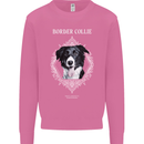 A Decorative Border Collie Mens Sweatshirt Jumper Azalea