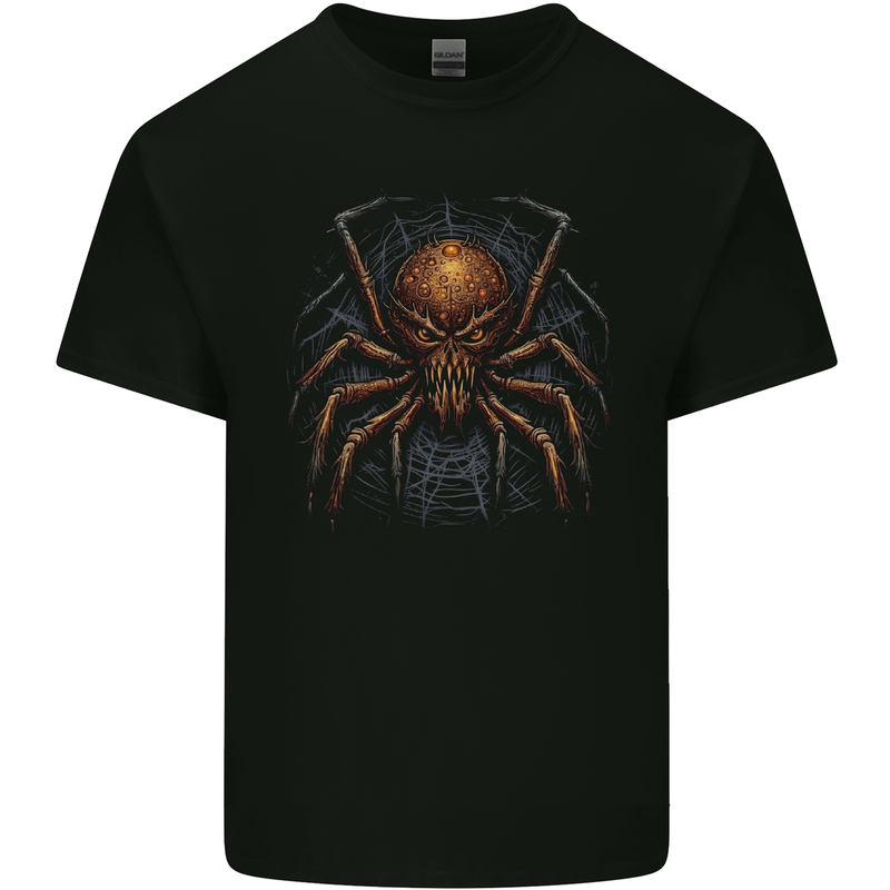 A Demon Spider Halloween Evil Mens Cotton T-Shirt Tee Top Black