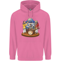 A Dog Jazz Band Music Drums Trumpet Mens 80% Cotton Hoodie Azelea