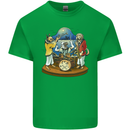 A Dog Jazz Band Music Drums Trumpet Mens Cotton T-Shirt Tee Top Irish Green