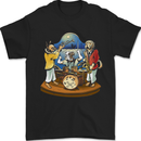 A Dog Jazz Band Music Drums Trumpet Mens T-Shirt 100% Cotton Black