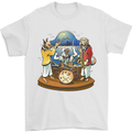 A Dog Jazz Band Music Drums Trumpet Mens T-Shirt 100% Cotton White