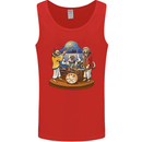 A Dog Jazz Band Music Drums Trumpet Mens Vest Tank Top Red