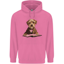 A Dog Reading a Book Mens 80% Cotton Hoodie Azelea