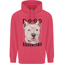 A Dogo Argentino Dog Childrens Kids Hoodie Heliconia