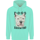 A Dogo Argentino Dog Childrens Kids Hoodie Peppermint