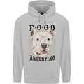 A Dogo Argentino Dog Childrens Kids Hoodie Sports Grey