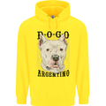 A Dogo Argentino Dog Childrens Kids Hoodie Yellow