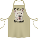 A Dogo Argentino Dog Cotton Apron 100% Organic Khaki